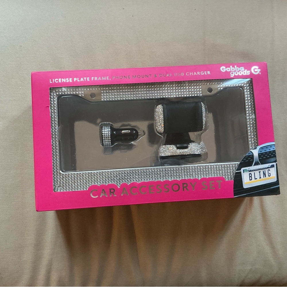 Gabba Goods Bling Car Accessory Set